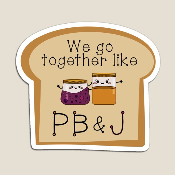 Item preview, We Go Together Like PB & J! (On Jelly Purple) designed and sold by PawsitiveMum.