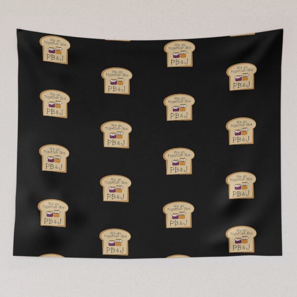Item preview, We Go Together Like PB & J! (On Black) designed and sold by PawsitiveMum.