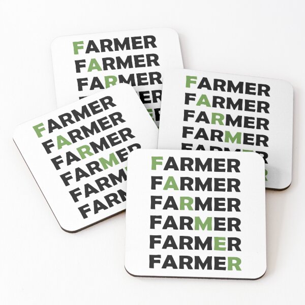 Item preview, Farmer Job Simple Design in Black and Green designed and sold by NamColors.