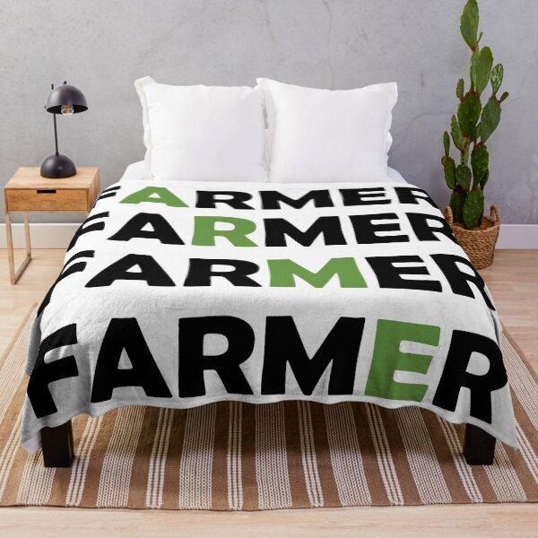 Item preview, Farmer Job Simple Design in Black and Green designed and sold by NamColors.