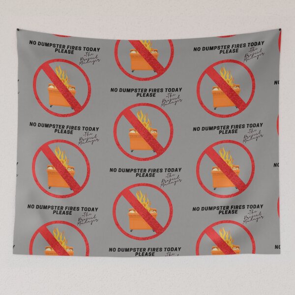 Item preview, Copy of Project Manager dumpster fires funny designed and sold by Awesomefamily.
