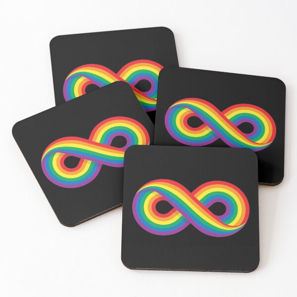 Item preview, Gay Pride Rainbow Infinity Symbol LGBT designed and sold by BunnyPrinceDegn.