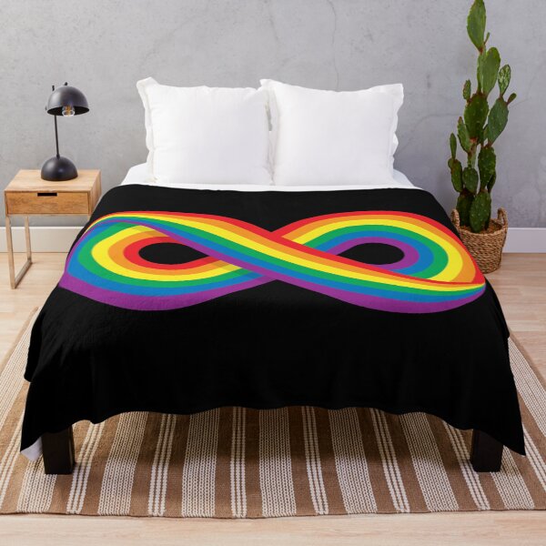 Item preview, Gay Pride Rainbow Infinity Symbol LGBT designed and sold by BunnyPrinceDegn.