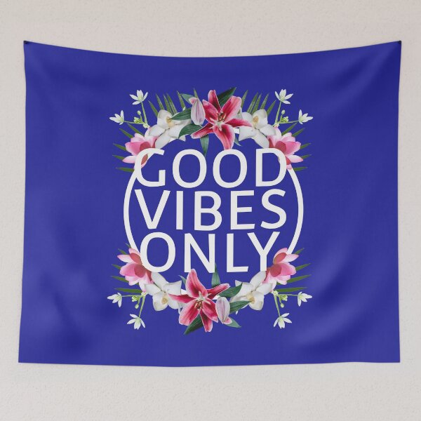Item preview, Good Vibes Only Floral - Good Vibes Only Flowers designed and sold by alancrapopod.