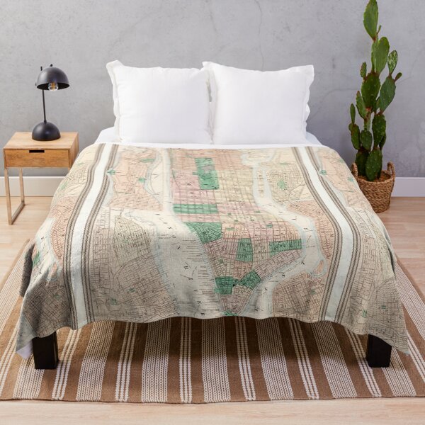 Item preview, Vintage NYC Map • 1875 designed and sold by abbazabba.