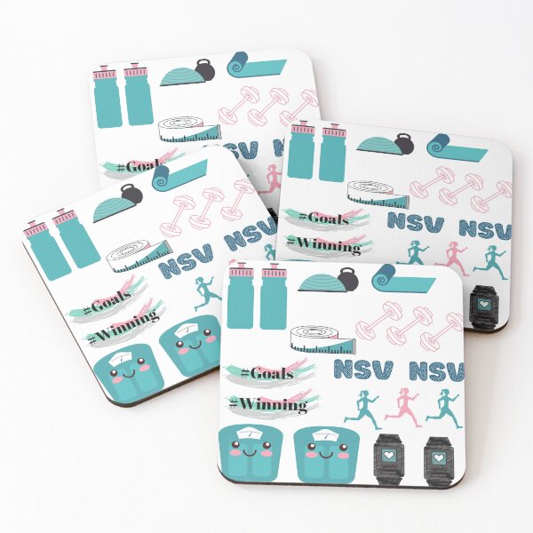 Item preview, fitness goal stickers designed and sold by Awesomefamily.