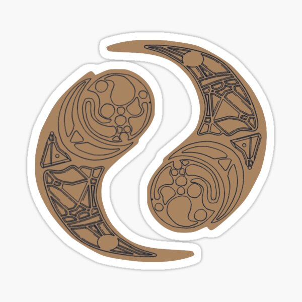 Tico Sisters' White Sticker
