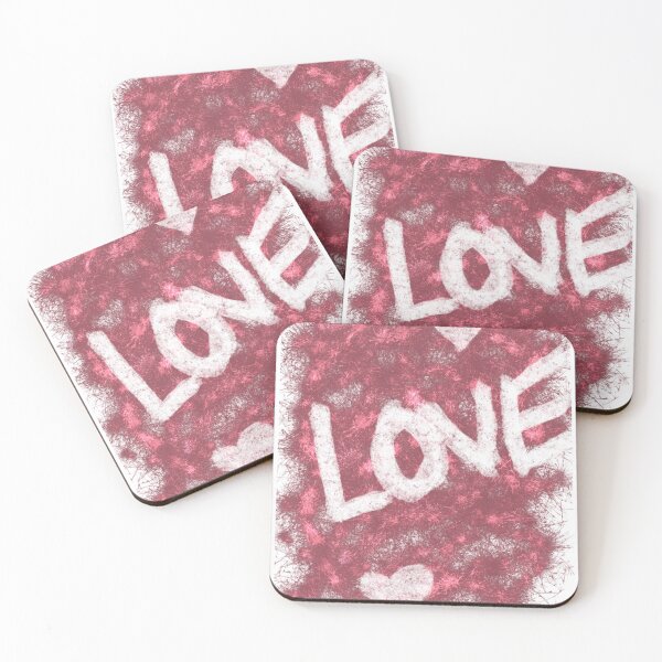 Item preview, graffiti love in red and white designed and sold by Awesomefamily.