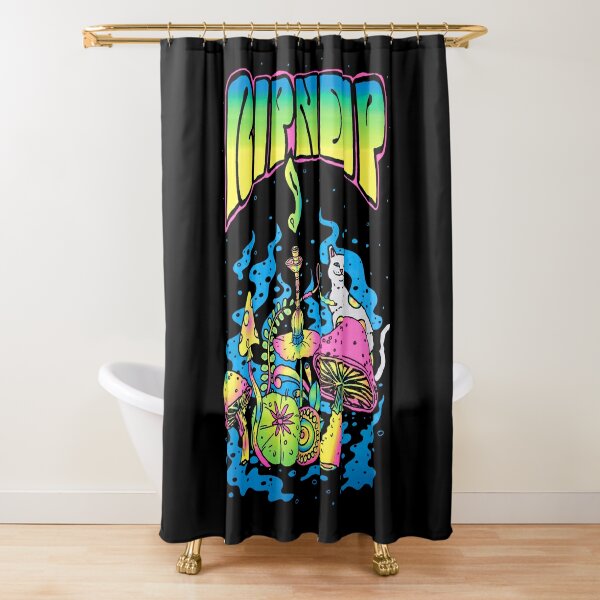 Fantasy Colorful Mushroom Hippie Shower Curtain with Hooks Bathroom Decor  Waterproof Fabric Shower Curtain Set with12 Pack Plastic Hooks 2024 - $17.99