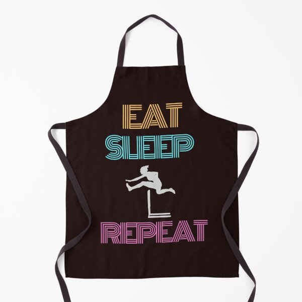 Item preview, eat sleep hurdles repeat designed and sold by getyourvibeon.
