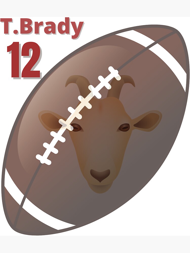 Tom Goat Brady 12 Clothing and accessories ' Magnet for Sale by GMMO