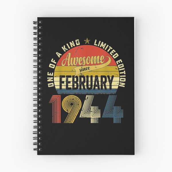 Item preview, Distressed 77th B Day February 1944 Retro 77 Years Old Gifts designed and sold by shirleyfinley.