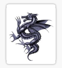 Dragon in blue Sticker