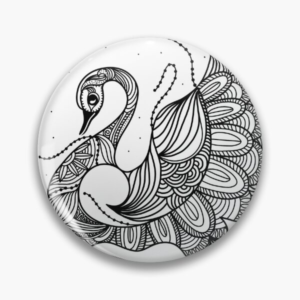 Aperçu de l'œuvre Dame Cygne créée et vendue par InkByJennifer.