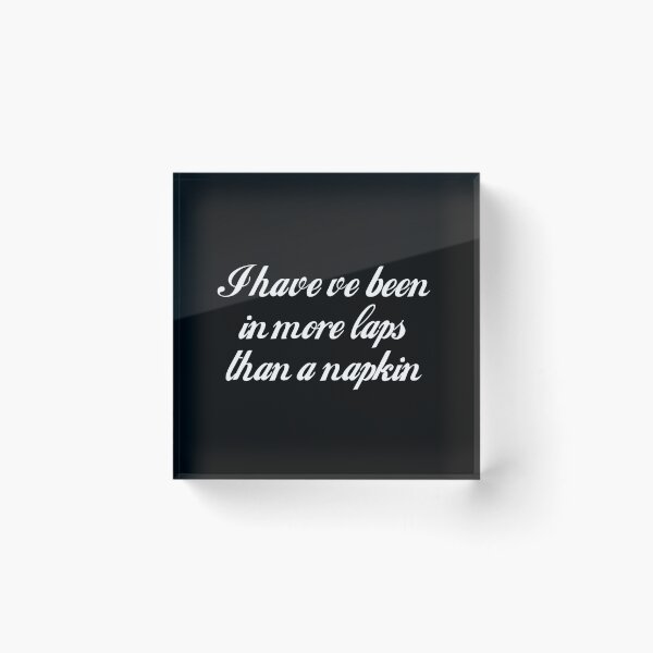 Item preview, Laps! - Mae West quote designed and sold by GoodandNasty.