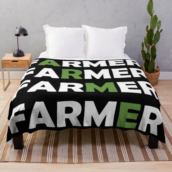 Item preview, Copy of Farmer Job Simple Design in White and Green designed and sold by NamColors.