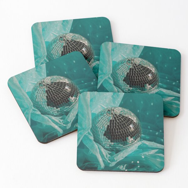 Item preview, Teal and Silver Mirrorball, Horizontal  designed and sold by Mollie Trainum.