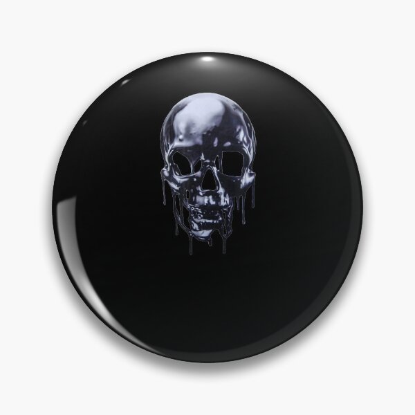 Item preview, Skull Art Chrome Skull Airbrush Skull Skull Tattoo Metal designed and sold by shirleyfinley.