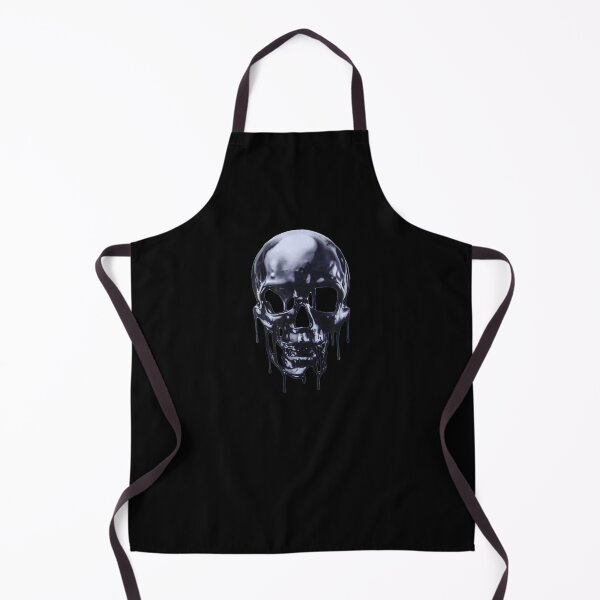 Item preview, Skull Art Chrome Skull Airbrush Skull Skull Tattoo Metal designed and sold by shirleyfinley.