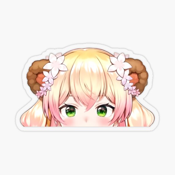 Item preview, Bear Nenechi peeker - Hololive designed and sold by OshiOki.