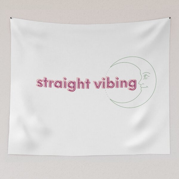 Item preview, Pink Straight Vibing Moon designed and sold by AquosaLuna.