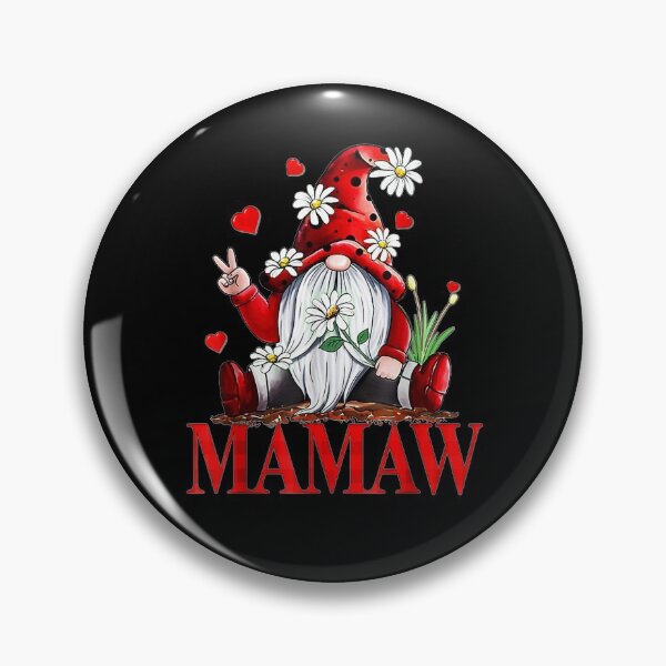 Item preview, Mamaw Valentine Gnome Hippie Beetle Daisy Flower Gnome designed and sold by shirleyfinley.