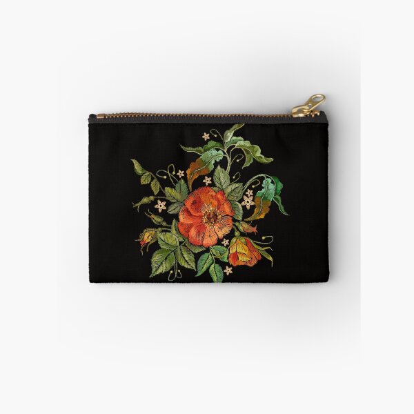 Item preview, Embroidery wild roses designed and sold by matrioshka.