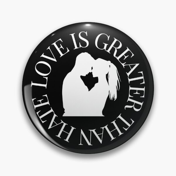 Item preview, LOVE IS GREATER THAN HATE Design designed and sold by LevelUpMerch.