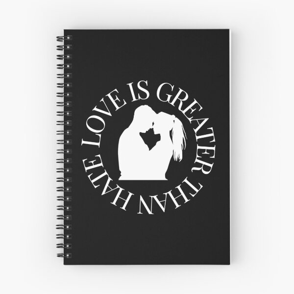 Item preview, LOVE IS GREATER THAN HATE Design designed and sold by LevelUpMerch.