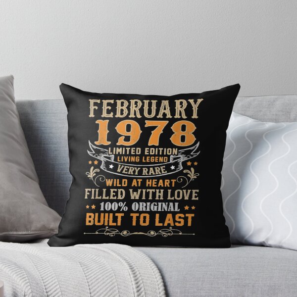 Artikelvorschau, Februar 1978 43 Jahre alt 43. Geburtstagsgeschenke entworfen und verkauft von lolahomya.