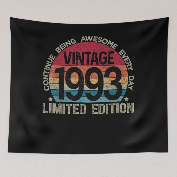 Item preview, 28th Birthday Retro Limited Edition 1993 Vintage Birthday designed and sold by lolahomya.