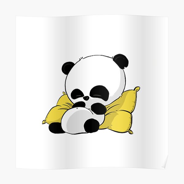 Lazy Panda Poster