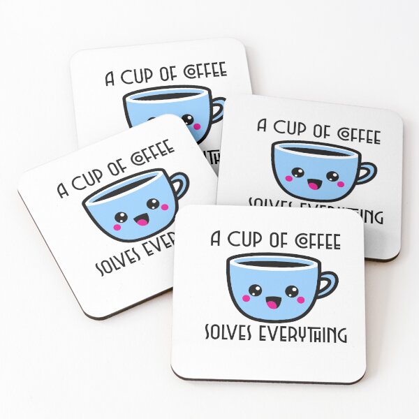 Item preview, A cup of coffee solves everything, hot, strong, fresh, caffeine,coffee lovers designed and sold by helkav.