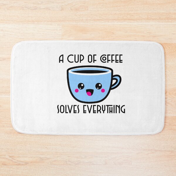 Item preview, A cup of coffee solves everything, hot, strong, fresh, caffeine,coffee lovers designed and sold by helkav.