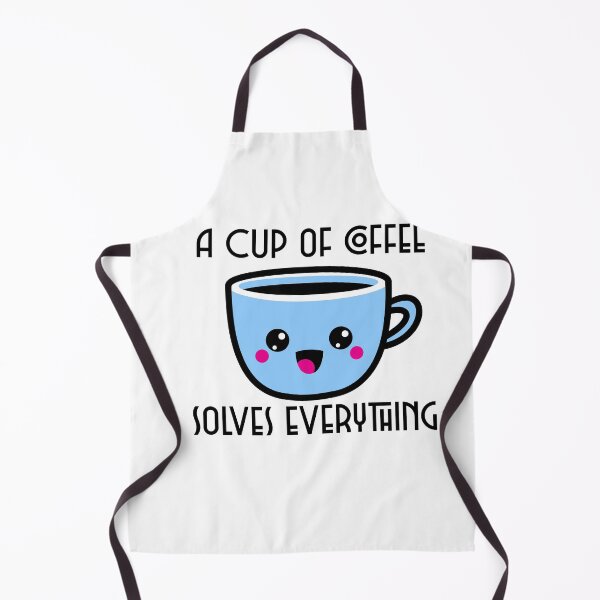 Item preview, A cup of coffee solves everything, hot, strong, fresh, caffeine,coffee lovers designed and sold by helkav.