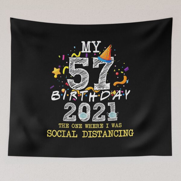 Item preview, I Turned 57 In Quarantine 2021 Cute 57th Birthday Gift designed and sold by lolahomya.