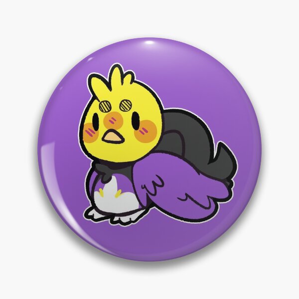 Item preview, pride birb- Nonbinary Variant designed and sold by Oh-Dear.