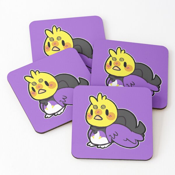 Item preview, pride birb- Nonbinary Variant designed and sold by Oh-Dear.