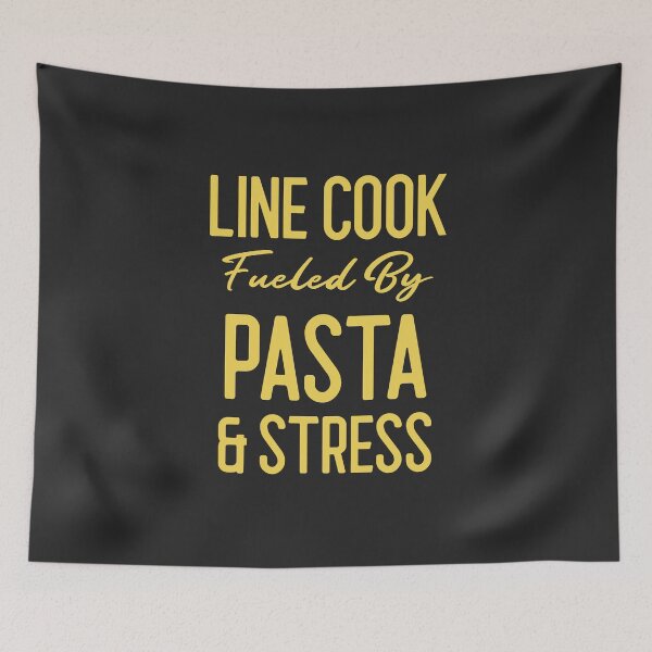 Item preview, Line Cook Fueled By Pasta & Stress Chef Gift designed and sold by EricJP.