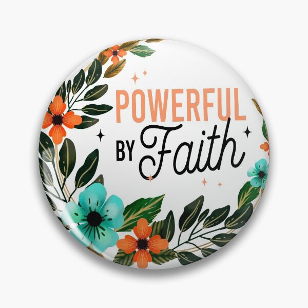 JW Convention 2021 - POWERFUL BY FAITH Pin