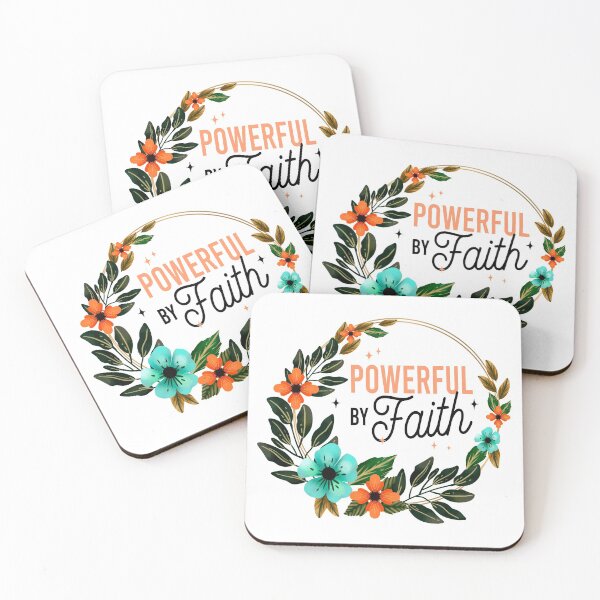 Item preview, JW Convention 2021 - POWERFUL BY FAITH designed and sold by KA DESIGNS.