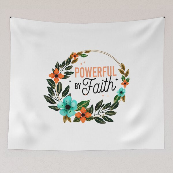 Item preview, JW Convention 2021 - POWERFUL BY FAITH designed and sold by KA DESIGNS.