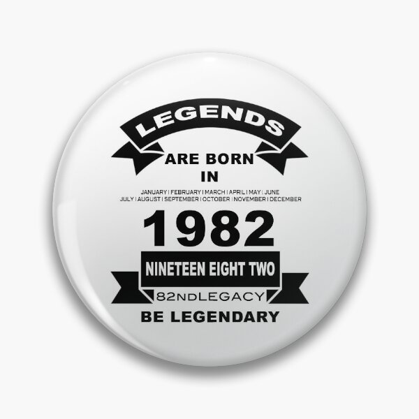 Item preview, Legends Are Born In 1982 Black designed and sold by cycsportapparel.