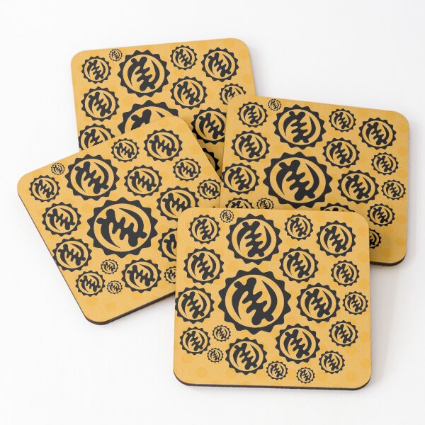 Item preview, Gye Nyame Adinkra Symbol Dark Yellow designed and sold by zenygirl.