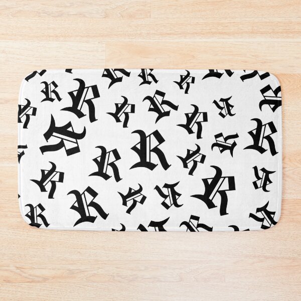 Item preview, R – Old English Initial Black Letter R Pattern  designed and sold by Typeglyphs.