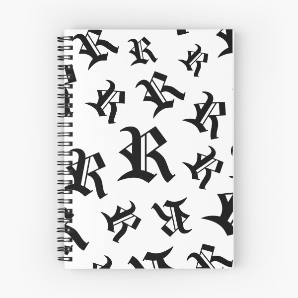 Item preview, R – Old English Initial Black Letter R Pattern  designed and sold by Typeglyphs.