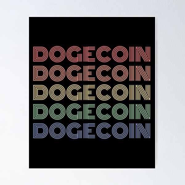 Artikel-Vorschau von Dogecoin-Farben, designt und verkauft von Bitcoin-Fashion.