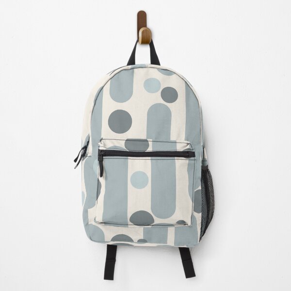 Item preview, Effervescence - Mid Century Modern Abstract Pattern in Light Blue-Grey and Cream designed and sold by kierkegaard.
