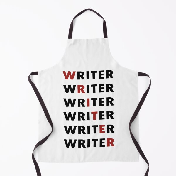 Item preview, Author Writing Job Simple Design in Black and Red designed and sold by NamColors.
