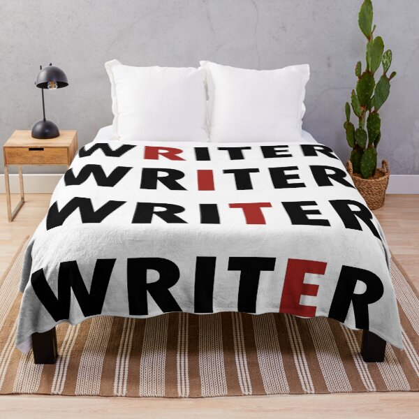 Item preview, Author Writing Job Simple Design in Black and Red designed and sold by NamColors.